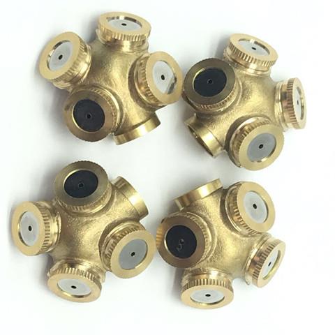 農(nóng)用全銅噴霧四頭噴頭 園林灌溉的精準(zhǔn)衛(wèi)士